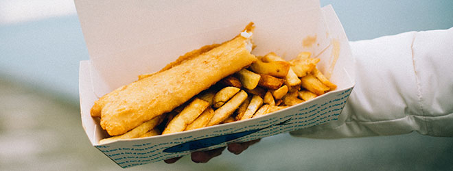Fish and Chips, priljubljena britanska klasika 1 tečaj angleščine
