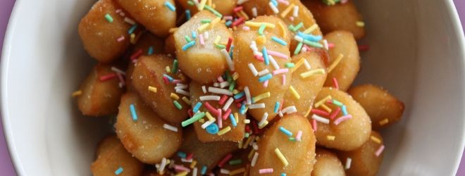 Struffoli – neapeljska sladka poslastica 1 tečaj italijanščine