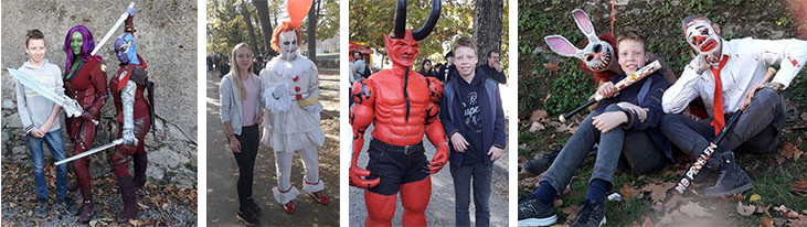 Učenje italijanščine in festival Lucca Comics & Games.