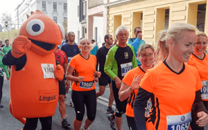 Lingula, ta jezična šola | Tek s kameleonom na Ljubljanskem maratonu