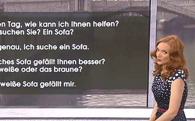 Lingula, ta jezična šola | Nemščina na RTV SLO: Nakupovanje pohištva